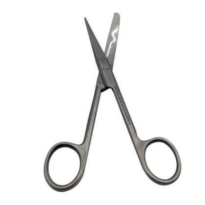 Ножницы с одним острым концом вертикально-изогнутые 170 мм Surgicon Фото товара Ножницы с одним острым концом вертикально-изогнутые 170 мм Surgicon