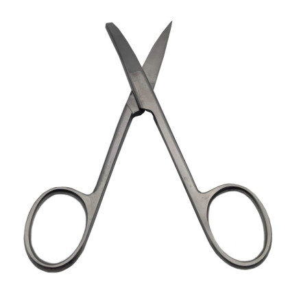 Ножницы с одним острым концом изогнутые 145 мм Surgicon Фото товара Ножницы с одним острым концом изогнутые 145 мм Surgicon