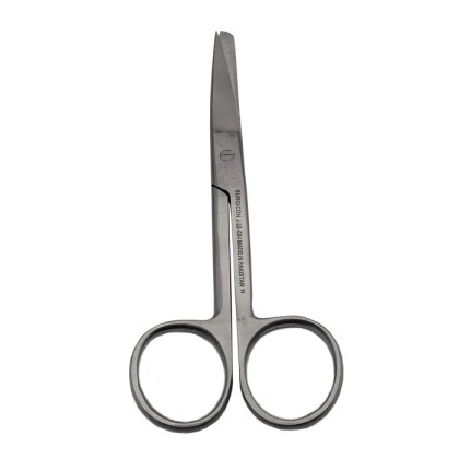 Ножницы с одним острым концом изогнутые 145 мм Surgicon Фото товара Ножницы с одним острым концом изогнутые 145 мм Surgicon