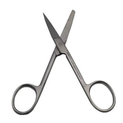 Ножницы с одним острым концом изогнутые 145 мм Surgicon Фото товара Ножницы с одним острым концом изогнутые 145 мм Surgicon