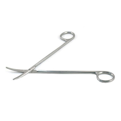 Ножницы с узкими закругленными лезвиями вертикально-изогнутые 175 мм Surgicon Фото товара Ножницы с узкими закругленными лезвиями вертикально-изогнутые 175 мм Surgicon