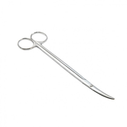 Ножницы с узкими закругленными лезвиями, вертикально-изогнутые 175 мм, Surgiwell Фото товара Ножницы с узкими закругленными лезвиями, вертикально-изогнутые 175 мм, Surgiwell