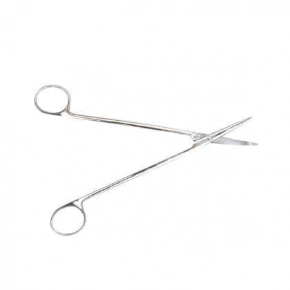 Ножницы с узкими закругленными лезвиями, вертикально-изогнутые 175 мм, Surgiwell Фото товара Ножницы с узкими закругленными лезвиями, вертикально-изогнутые 175 мм, Surgiwell