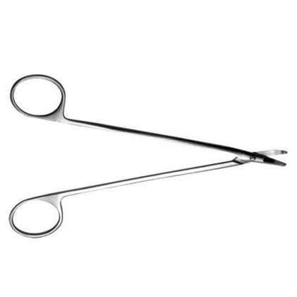 Ножницы сосудистые вертик. изогнут. по радиусу, 158 мм Фото товара Ножницы сосудистые вертик. изогнут. по радиусу, 158 мм