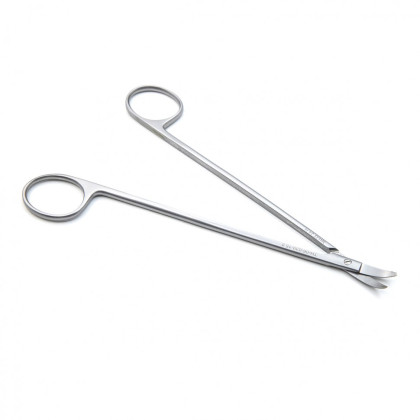 Фото товара Ножницы сосудистые вертикально-изогнутые по радиусу, 158 мм (Н-39тр), МИЗТ