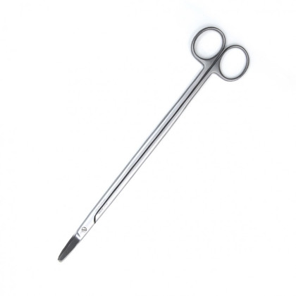Фото товара Ножницы сосудистые вертикально-изогнутые под углом, 250 мм (Н-28р), МИЗТ