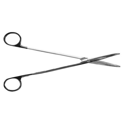 Ножницы твердоспл. д/рассеч. мягких тканей в глуб. полост. прямые Фото товара Ножницы твердоспл. д/рассеч. мягких тканей в глуб. полост. прямые