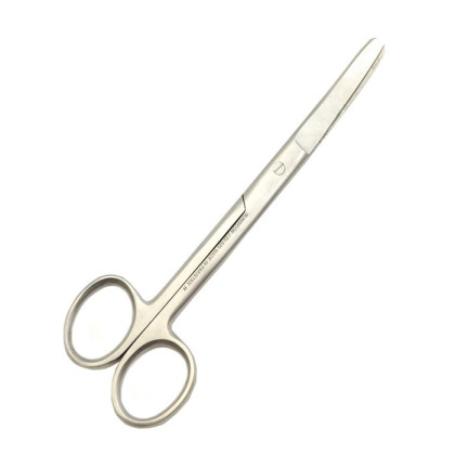 Ножницы тупоконечные вертикально изогнутые 165 мм Фото товара Ножницы тупоконечные вертикально изогнутые 165 мм