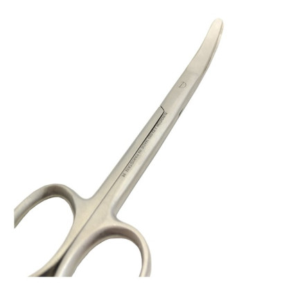 Ножницы тупоконечные вертикально изогнутые 165 мм Фото товара Ножницы тупоконечные вертикально изогнутые 165 мм