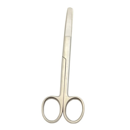 Ножницы тупоконечные вертикально изогнутые 165 мм Фото товара Ножницы тупоконечные вертикально изогнутые 165 мм