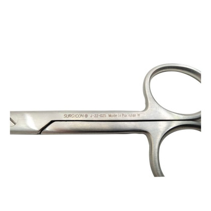 Ножницы тупоконечные вертикально изогнутые детские 115 мм Surgicon Фото товара Ножницы тупоконечные вертикально изогнутые детские 115 мм Surgicon