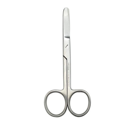 Ножницы тупоконечные вертикально изогнутые детские 115 мм Surgicon Фото товара Ножницы тупоконечные вертикально изогнутые детские 115 мм Surgicon