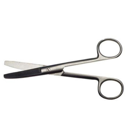 Ножницы тупоконечные вертикально изогнутые Фото товара Ножницы тупоконечные вертикально изогнутые