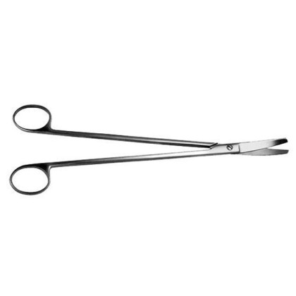 Ножницы тупоконечные, вертик. изогнут., 250 мм Фото товара Ножницы тупоконечные, вертик. изогнут., 250 мм