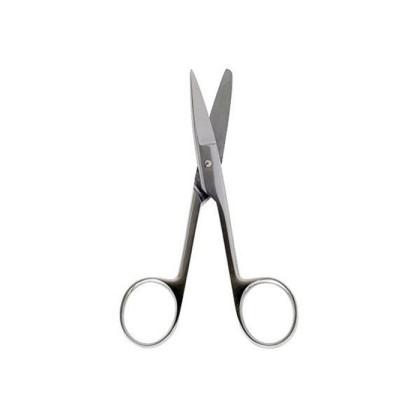 Ножницы хирургические детские с одним острым концом прямые 125 мм Sammar Фото товара Ножницы хирургические детские с одним острым концом прямые 125 мм Sammar