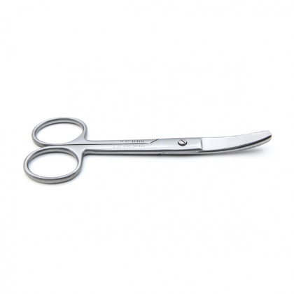 Фото товара Ножницы хирургические тупоконечные вертикально-изогнутые, 125 мм (Н-64р) , МИЗТ