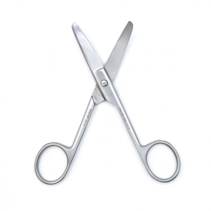 Фото товара Ножницы хирургические тупоконечные вертикально-изогнутые, 125 мм (Н-64р) , МИЗТ