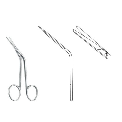 Ножницы хирургические, по FOMON, носовые, изогнутые под углом, 14 см KLS Martin Фото товара Ножницы хирургические, по FOMON, носовые, изогнутые под углом, 14 см KLS Martin