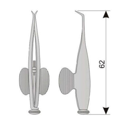 Ножницы-пинцет для радужной оболочки микрохирургические Фото товара Ножницы-пинцет для радужной оболочки микрохирургические