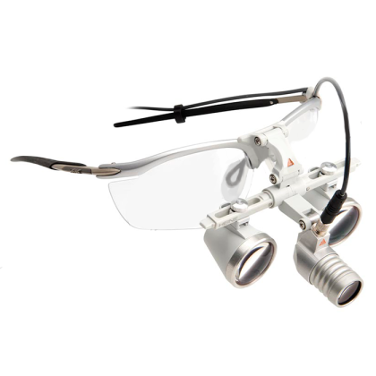 Фото товара Осветитель медицинский налобный LED LoupeLight с принадлежностями в наборе (HRP 3,5x/420) Heine