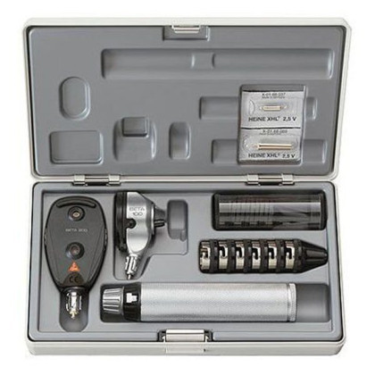 Отоскоп медицинский BETA 100 с рукояткой батареечной BETA и Офтальмоскоп прямой медицинский BETA 200 в наборе Heine Фото товара Отоскоп медицинский BETA 100 с рукояткой батареечной BETA и Офтальмоскоп прямой медицинский BETA 200 в наборе Heine