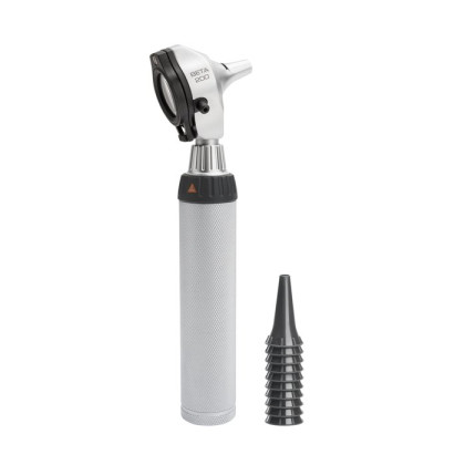 Отоскоп медицинский BETA 200 с рукояткой батареечной BETA c принадлежностями, Heine Фото товара Отоскоп медицинский BETA 200 с рукояткой батареечной BETA c принадлежностями, Heine