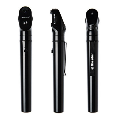 Фото товара Офтальмоскоп e-scope (освещение XL 2,5 В, черный в чехле) Riester