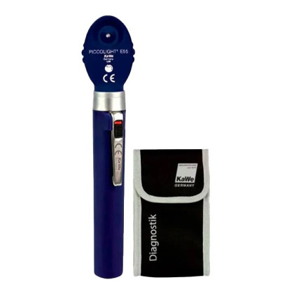 Офтальмоскоп Пикколайт E56 темно-синий, EU-версия, зеленый фильтр, KaWe Фото товара Офтальмоскоп Пикколайт E56 темно-синий, EU-версия, зеленый фильтр, KaWe