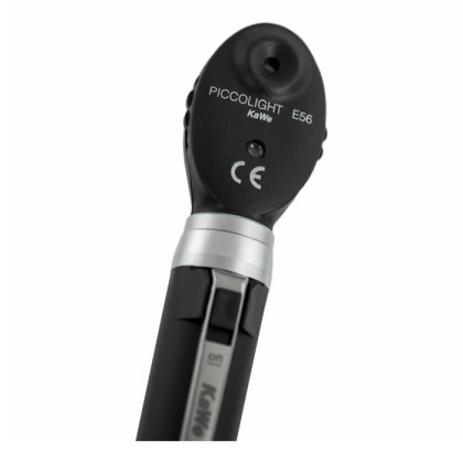 Офтальмоскоп Пикколайт E56, черный, EU-версия, зеленый фильтр, KaWe Фото товара Офтальмоскоп Пикколайт E56, черный, EU-версия, зеленый фильтр, KaWe