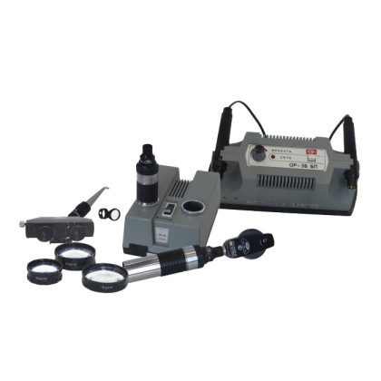 Офтальмоскоп ручной универсальный ОР-3Б-05 Фото товара Офтальмоскоп ручной универсальный ОР-3Б-05