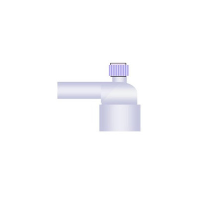 Переходник Г-образный угловой переходник 15М-22М/15F с портом, Westmed Фото товара Переходник Г-образный угловой переходник 15М-22М/15F с портом, Westmed