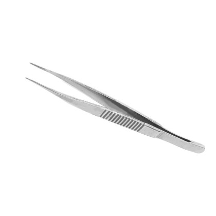 Пинцет анатомический глазной, прямой ПА 100Х0.6 ММИЗ Фото товара Пинцет анатомический глазной, прямой ПА 100Х0.6 ММИЗ