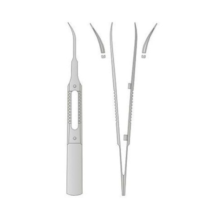 Пинцет глазной остроконечный из титана Фото товара Пинцет глазной остроконечный из титана