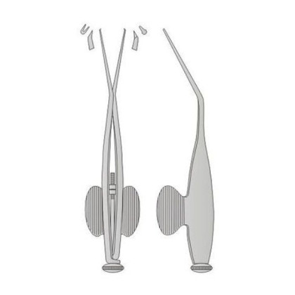 Пинцет глазной шарнирный для удаления стеклянных осколков Фото товара Пинцет глазной шарнирный для удаления стеклянных осколков