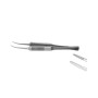 Пинцет для завязывания нитей по Макферсону, длинный, изогнутый по радиусу F-6621 Фото товара Пинцет для завязывания нитей по Макферсону, длинный, изогнутый по радиусу F-6621
