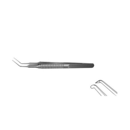 Пинцет для капсулорексиса F-0312 ПТО Медтехника Фото товара Пинцет для капсулорексиса F-0312 ПТО Медтехника