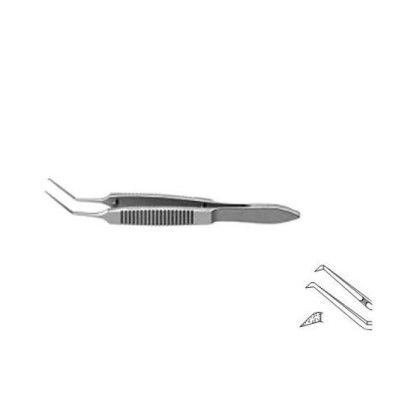 Пинцет для капсулорексиса и фрагментации ядер F-0104 ПТО Медтехника Фото товара Пинцет для капсулорексиса и фрагментации ядер F-0104 ПТО Медтехника