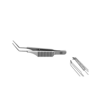 Пинцет для передней камеры с зубцами F-0042 ПТО Медтехника Фото товара Пинцет для передней камеры с зубцами F-0042 ПТО Медтехника
