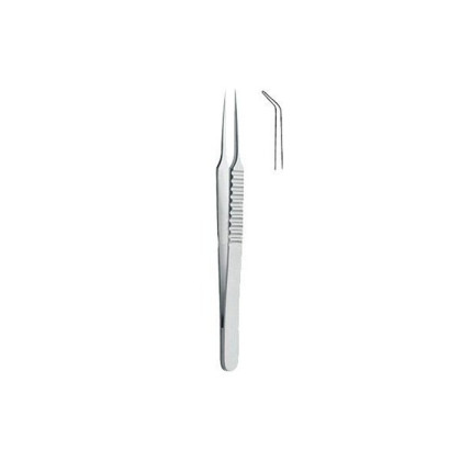 Пинцет микрохирургический, изогнутый под углом 45 гр. KLS Martin Фото товара Пинцет микрохирургический, изогнутый под углом 45 гр. KLS Martin