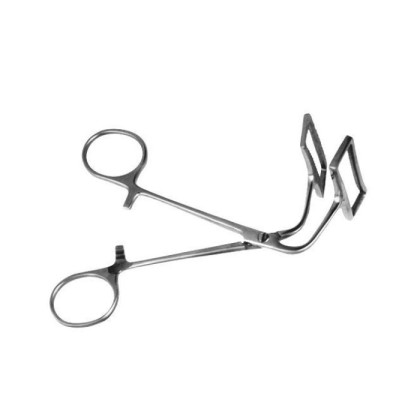 Пинцет окончатый д/взятия слиз.губы, изогнутый, 125 мм Фото товара Пинцет окончатый д/взятия слиз.губы, изогнутый, 125 мм