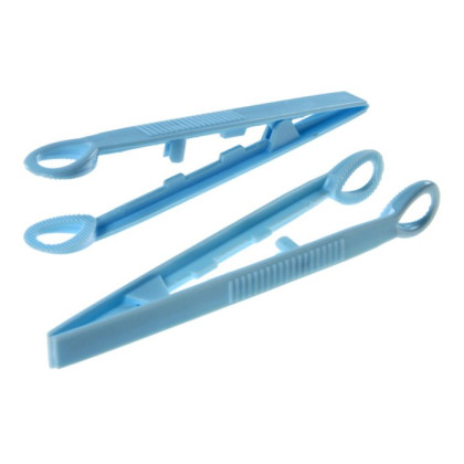 Фото товара Пинцет окончатый полимерный одноразовый стерильный 125 мм