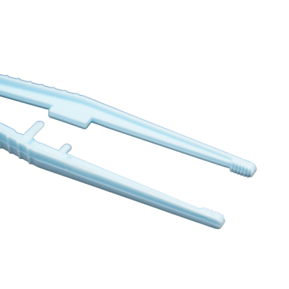 Пинцет полимерный одноразовый стерильный 150 мм в лотке Фото товара Пинцет полимерный одноразовый стерильный 150 мм в лотке