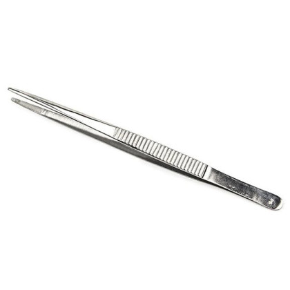 Пинцет сосудистый с двойной нарезкой 200х2,0 мм Фото товара Пинцет сосудистый с двойной нарезкой 200х2,0 мм
