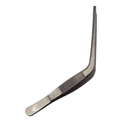 Фото товара Пинцет ушной горизонт, изогнутый 110 мм (П-24s)