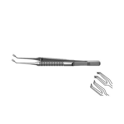 Пинцет фиксационный для трансплантации роговицы, изогнутый по радиусу F-2322 ПТО Медтехника Фото товара Пинцет фиксационный для трансплантации роговицы, изогнутый по радиусу F-2322 ПТО Медтехника