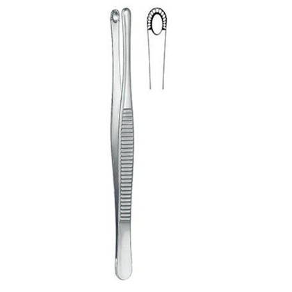 Пинцет хирургический с зубчатыми круглыми браншами, 15 см KLS Martin Фото товара Пинцет хирургический с зубчатыми круглыми браншами, 15 см KLS Martin