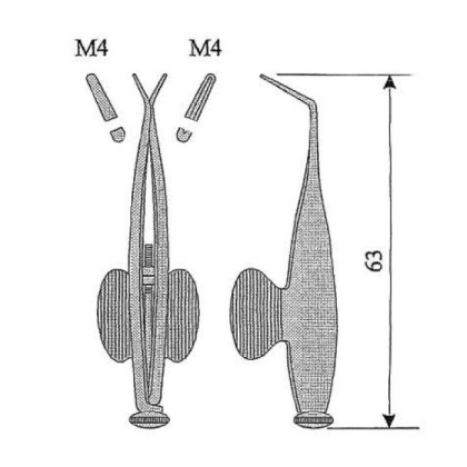 Фото товара Пинцет шарнирный для передней камеры (по Барракеру)