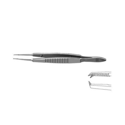 Пинцет шовный по Кастровьехо, прямой F-6111 Фото товара Пинцет шовный по Кастровьехо, прямой F-6111