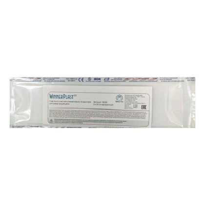 Пластина WinnerPlast 3x55 с мягким силиконовым покрытием прозрачный, 1 шт, WINNER MED Фото товара Пластина WinnerPlast 3x55 с мягким силиконовым покрытием прозрачный, 1 шт, WINNER MED