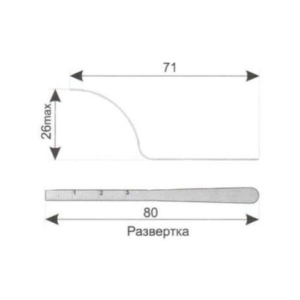 Пластина склеральная Фото товара Пластина склеральная